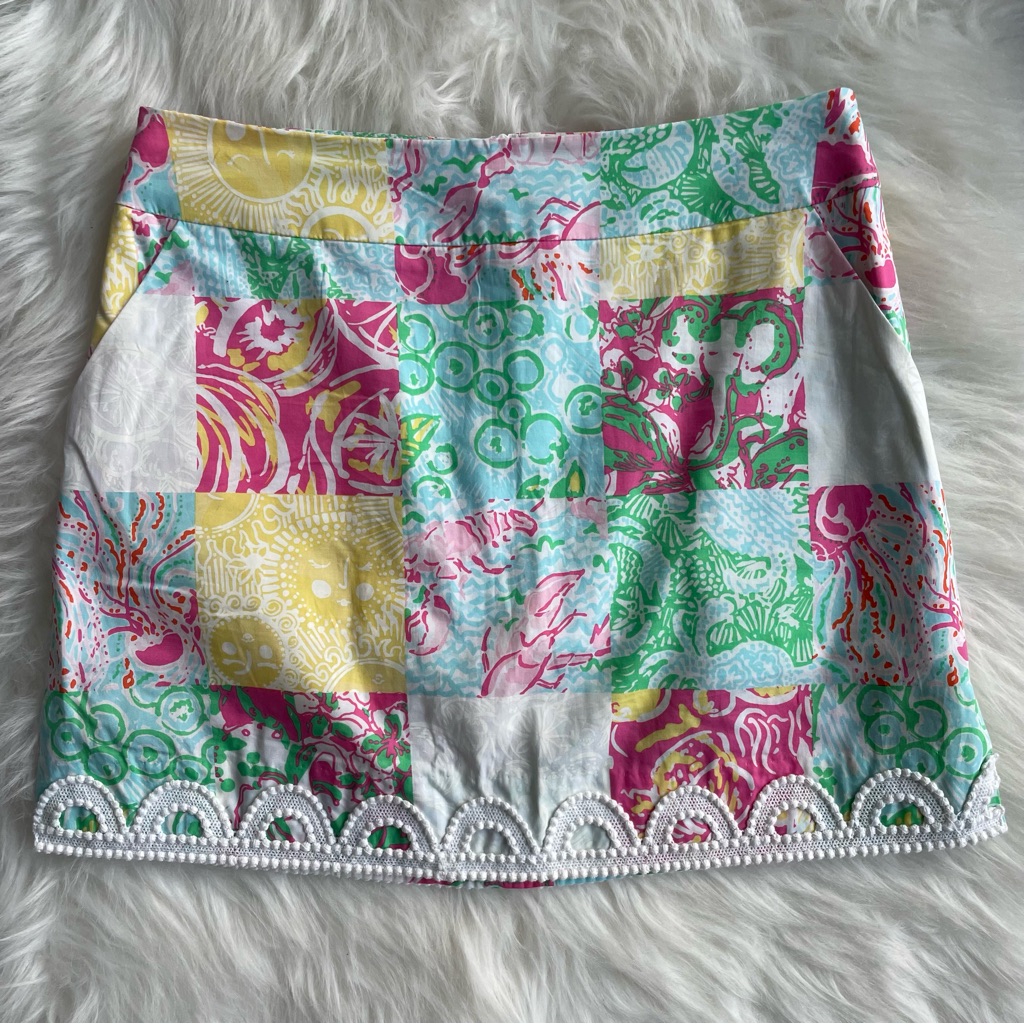 Lilly Pulitzer Patchwork Skort
